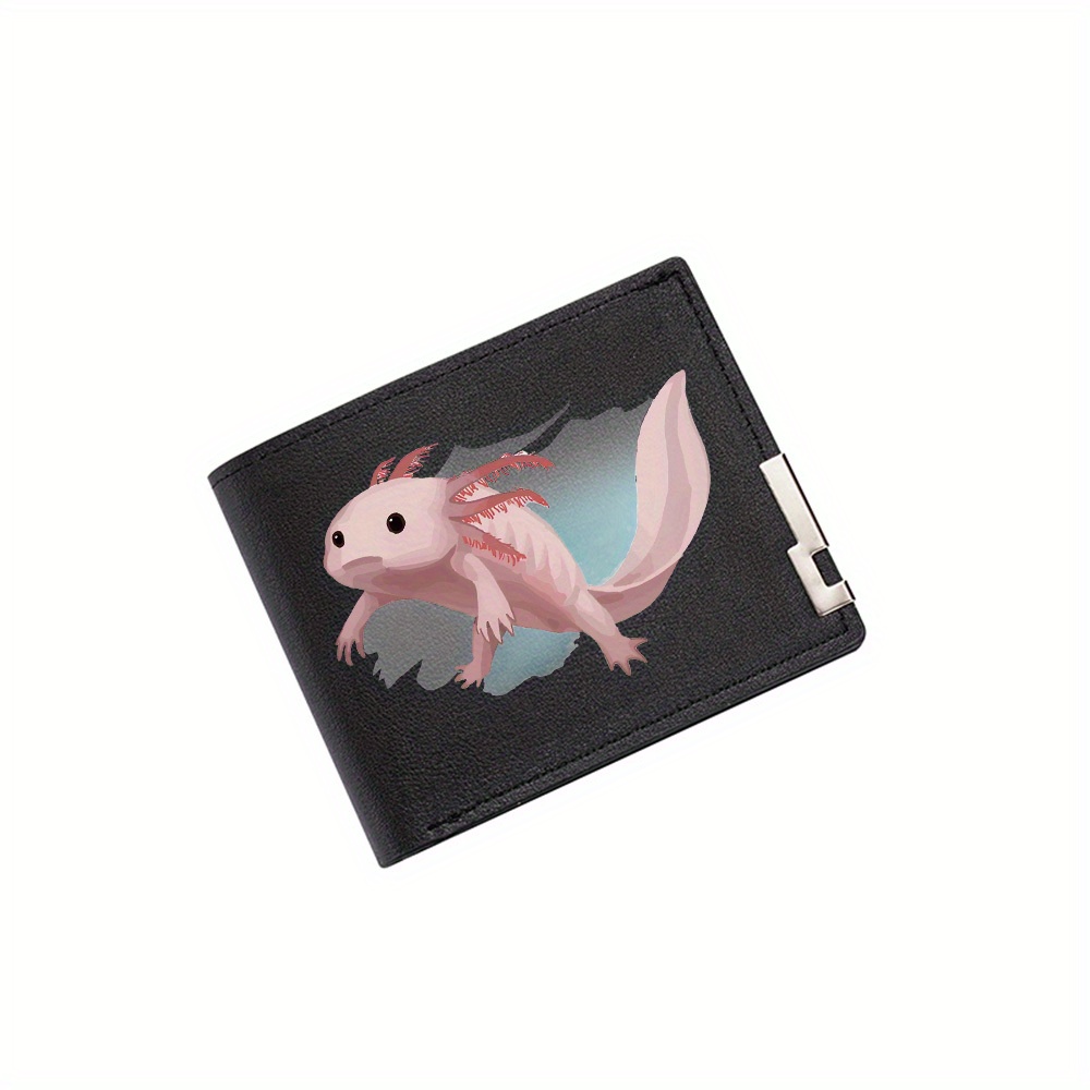 Interior Design Illustrated - Rosa axolotl anfibio ilustración agua cartera
