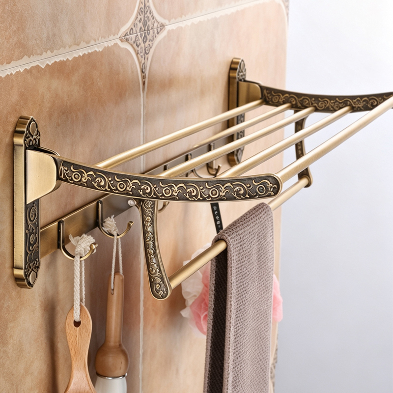 Toallero plegable de latón ant - Antique Brass Hook reseña y precio