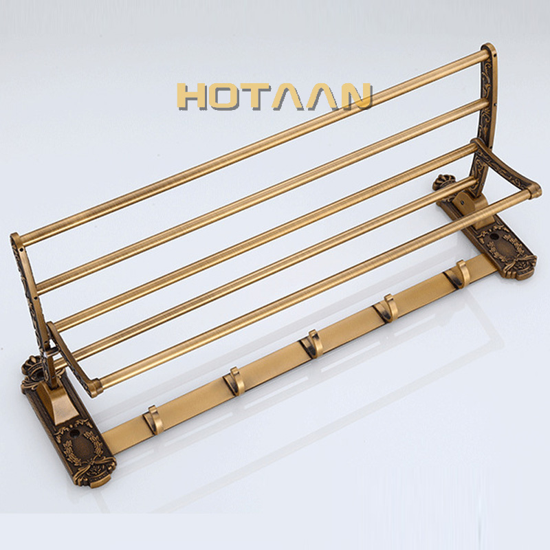 Toallero de baño de latón anti - Antique Brass Hook reseña y precio