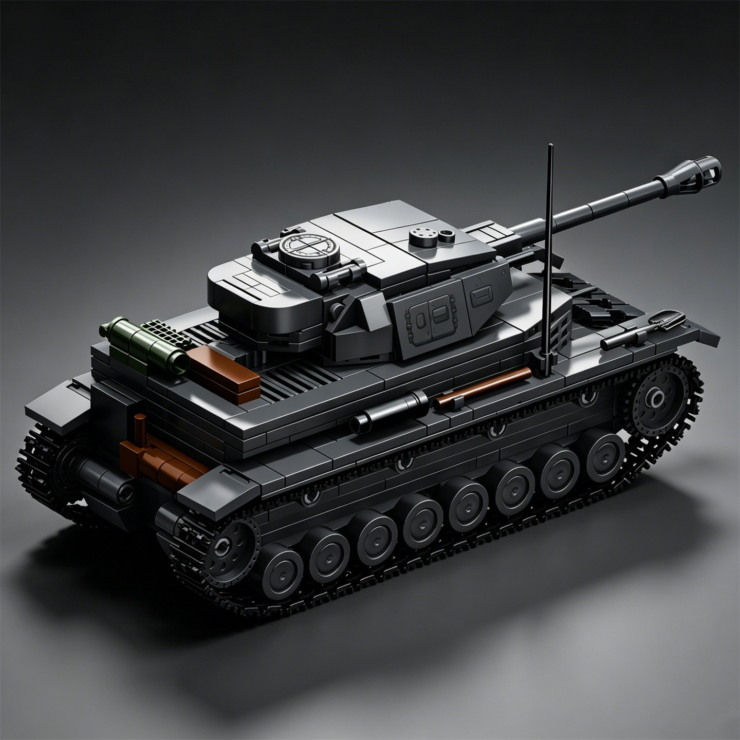 Tanque a Escala 1:35 No. Kit d - Interior Design Lego reseña y precio