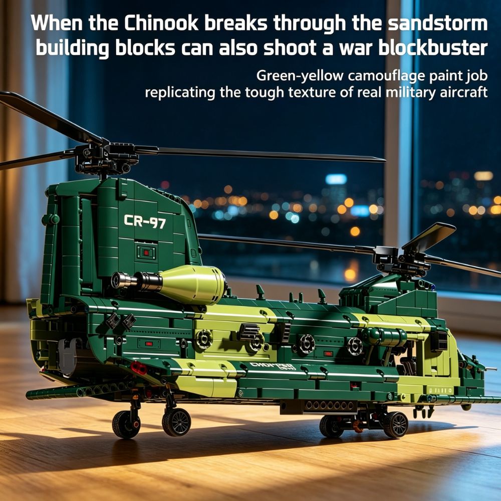 KAVOWORLD 1826 piezas, helicóp - Interior Design Lego reseña y precio
